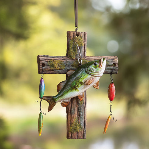 Bass Fish Hook Rest WN0412006CL Christmas Ornament