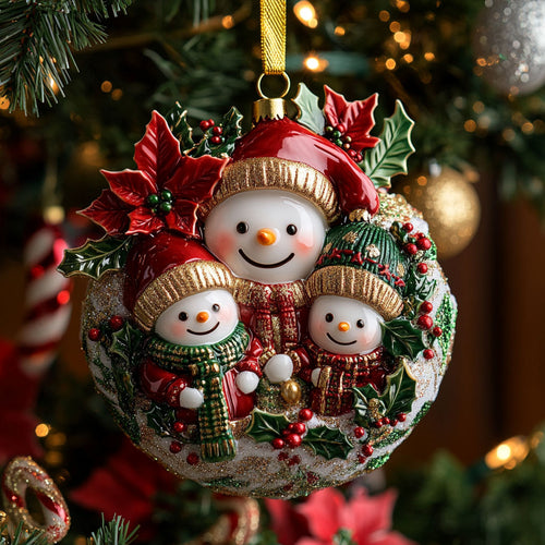 Merry Snowman CW2410034CL Christmas Ornament