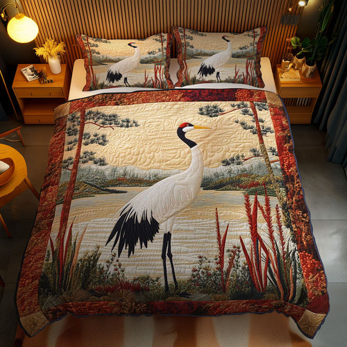 Celestial Crane WN0502058CL Duvet Cover Set