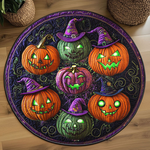 Shadow Pumpkin WN1808100CL Quilted Round Mat