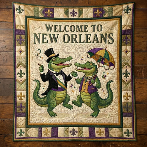 New Orleans Gator Parade WN1504014CL Quilt
