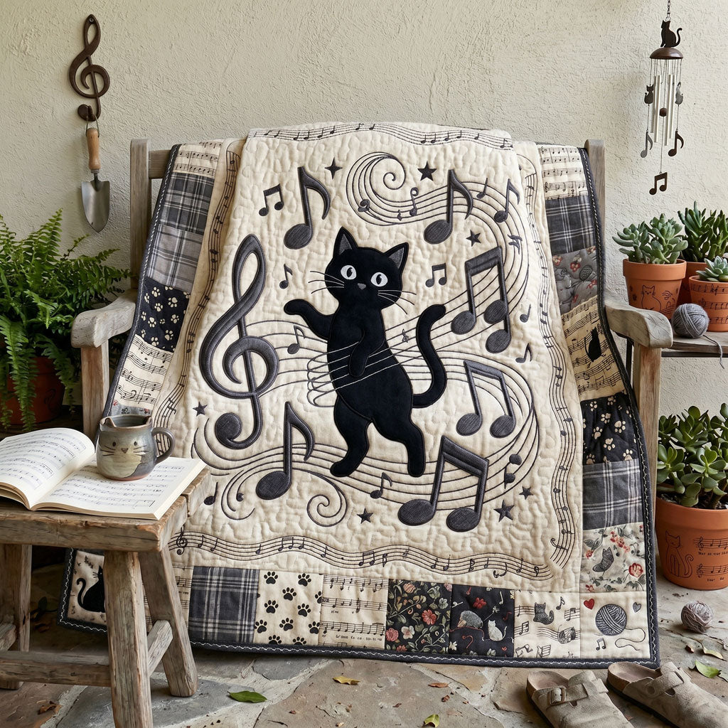 Midnight Melody Cat WN2505013CL Quilt
