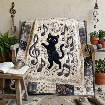 Midnight Melody Cat WN2505013CL Quilt