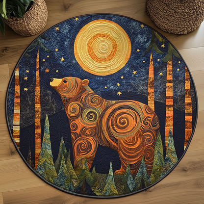 Lone Fawn WJ2306035CL Quilted Round Mat