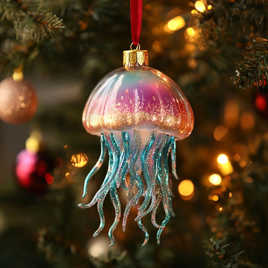 Glow Jellyfish CW2511017CL Christmas Ornament