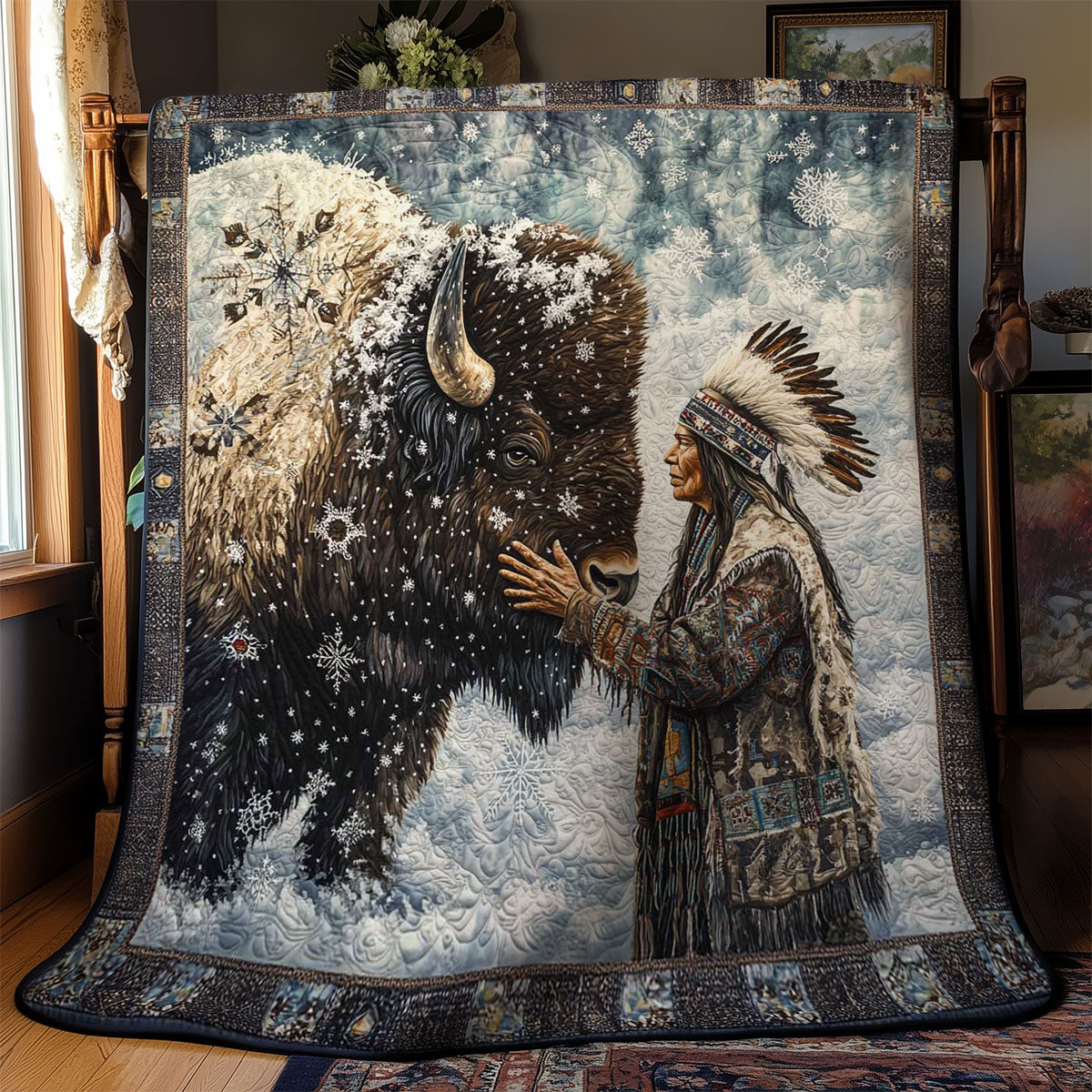 Sacred Bison WN2402006CL Quilt