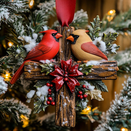 Eternal Faith Cardinal WN2110026CL Christmas Ornament