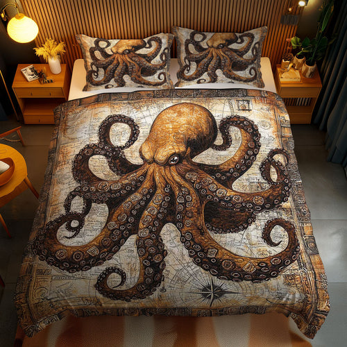 Pirate’s Octopus WN0702091CL Duvet Cover Set