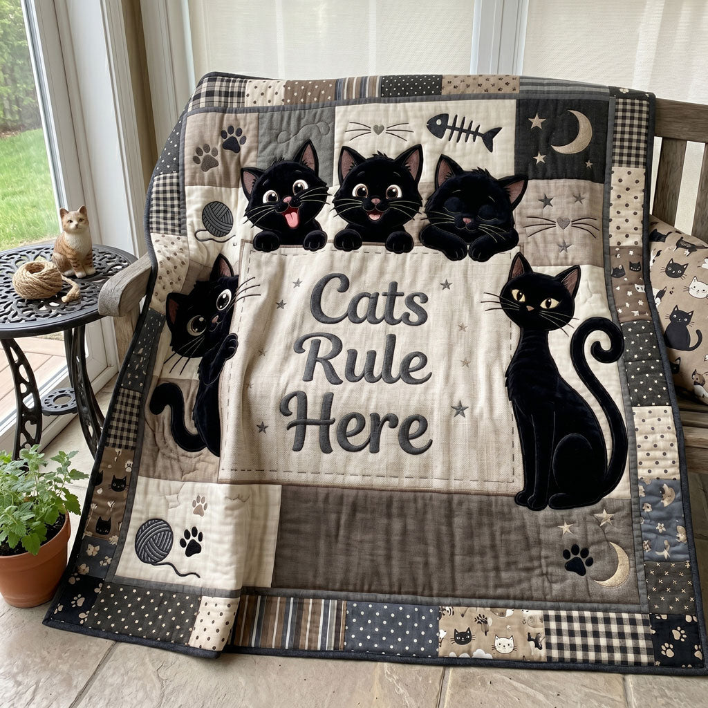 Black Cat Patchwork WN2705001CL Quilt