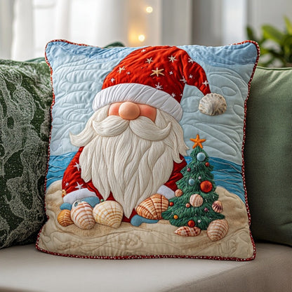 Merry Coastal Gnome XR3110011CL Quilt Pillow Case