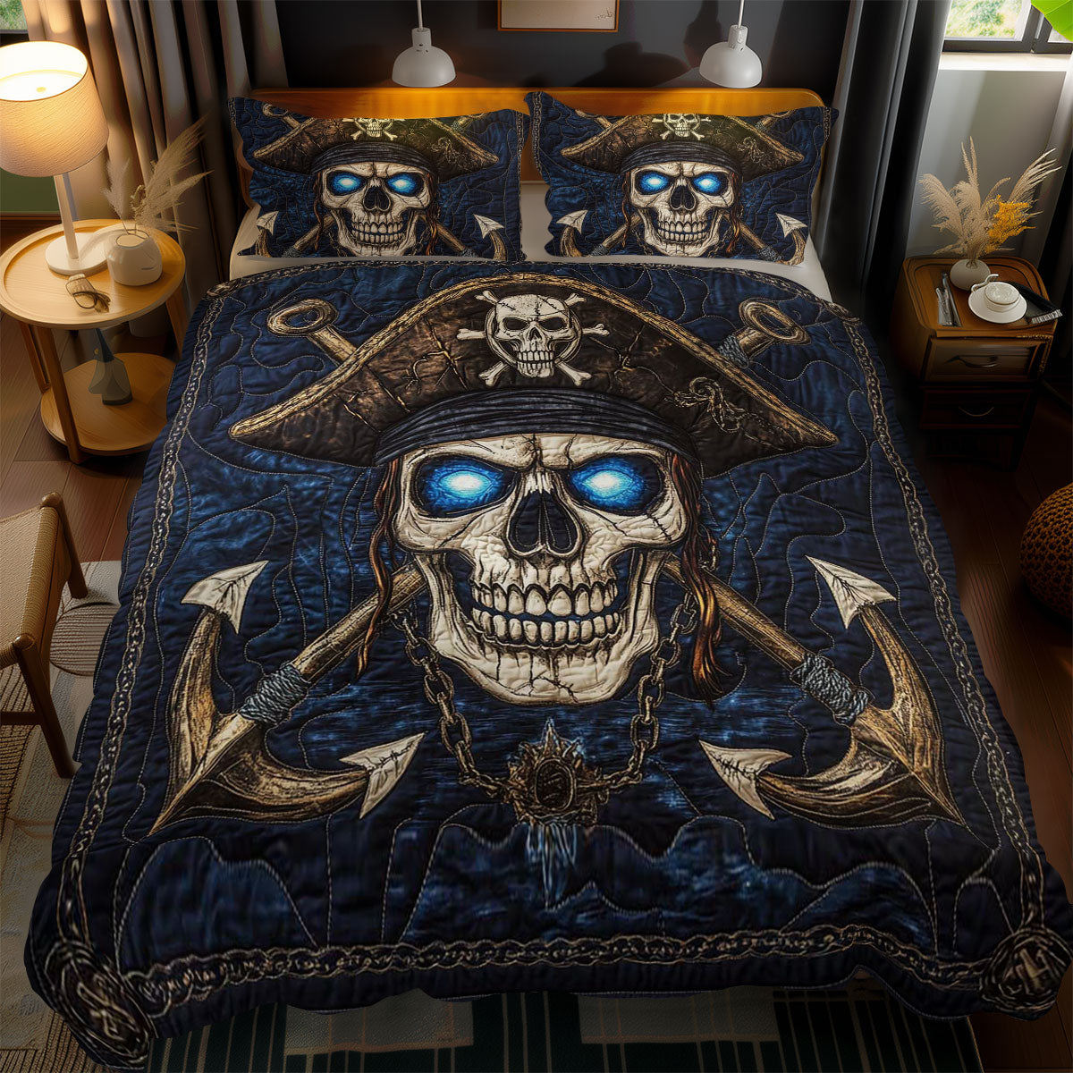 Anchor Skull WN2301046CL Duvet Cover Set