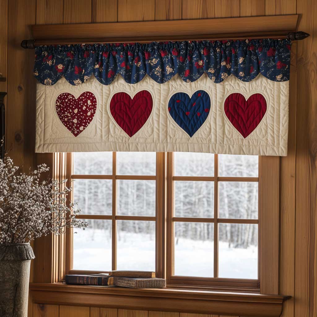 Blossom Of Love WN1403102CL Quilted Valance