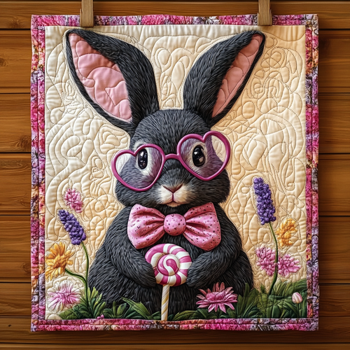 Sweet Black Bunny KL1301001CL Quilt