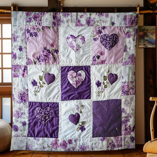 Whimsical Heart WN0303040CL Quilt