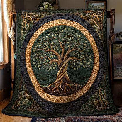 Golden Tree Of Life WN0601018CL Quilt