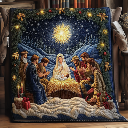 Nativity Night QA2311018CL Quilt