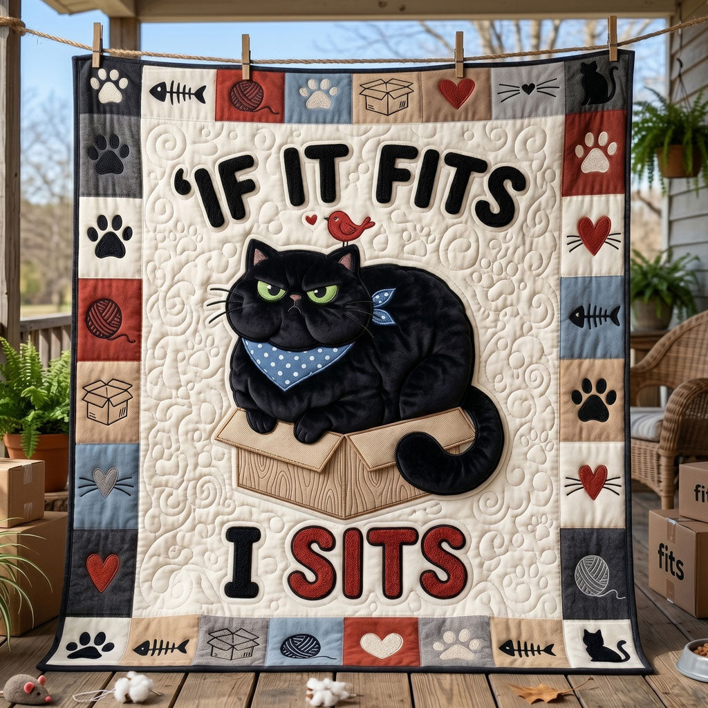 If It Fits I Sits WN2705009CL Quilt