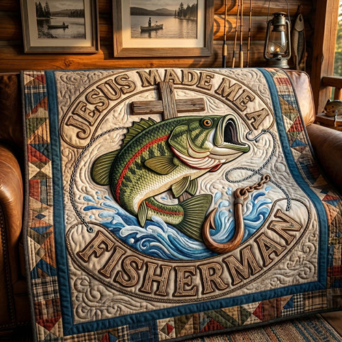 Jesus Made Me A Fisherman XR1205001CL Quilt