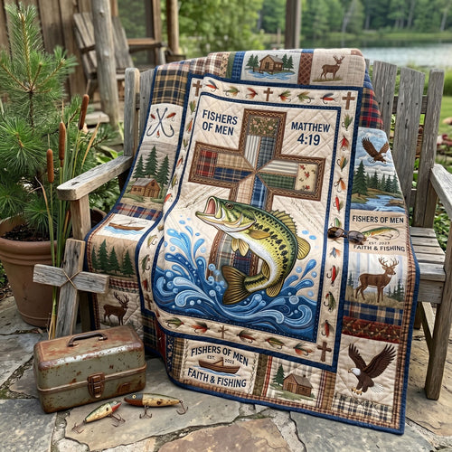 Faith And Fishing WN1305004CL Quilt
