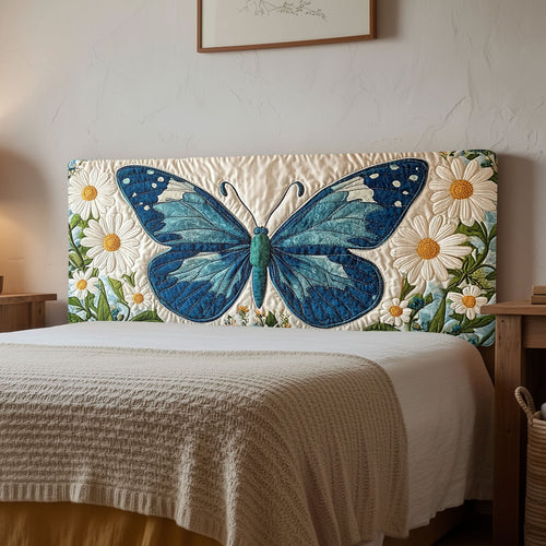 Bloom Daisy Butterfly CW1812001CL Quilted Headboard Slipcover