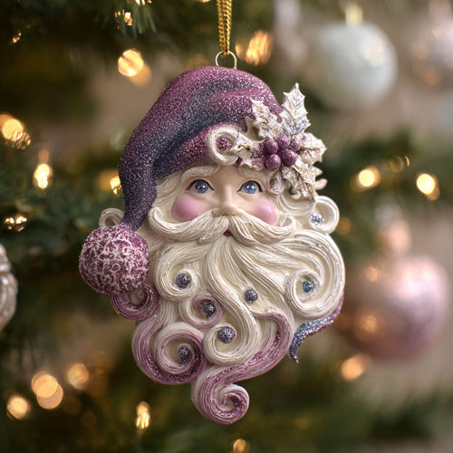 Purple Santa CW2711051CL Christmas Ornament