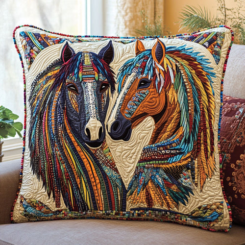 Native Horse Dream CW0701095CL Quilt Pillow Case