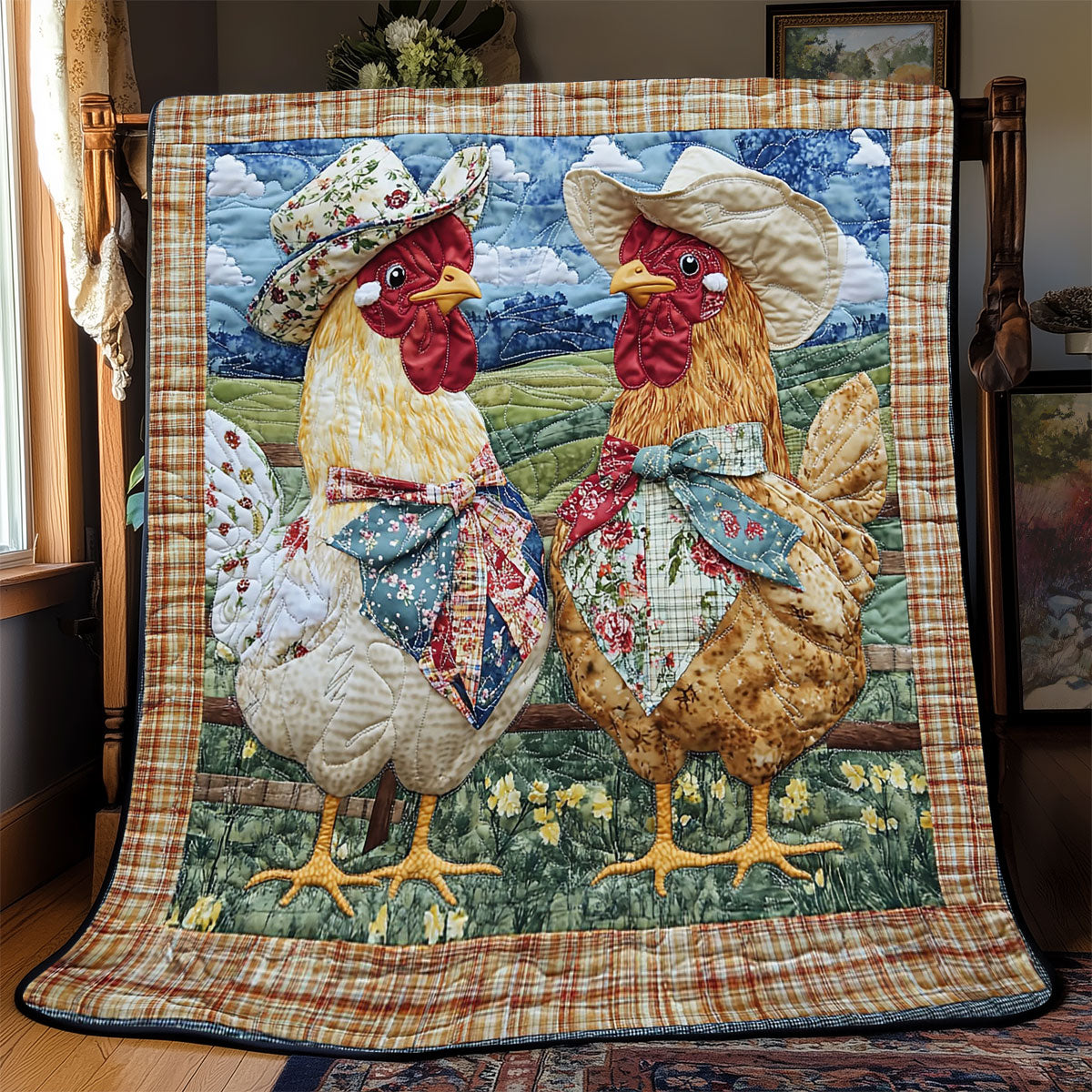 Fashionish Hens WP0603019CL Quilt