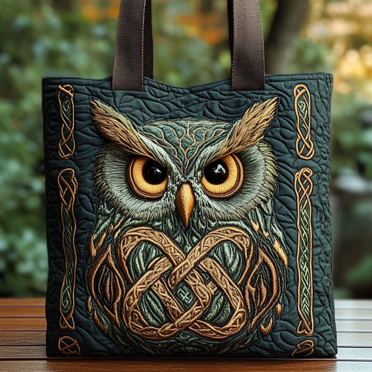 Forest Rune CP1311072CL Quilted Tote Bag