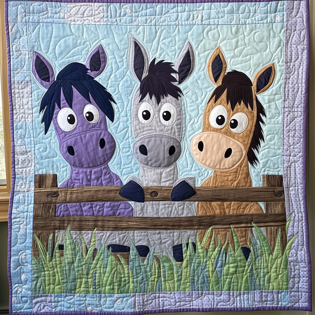 Lovely Donkey XR0801005CL Quilt