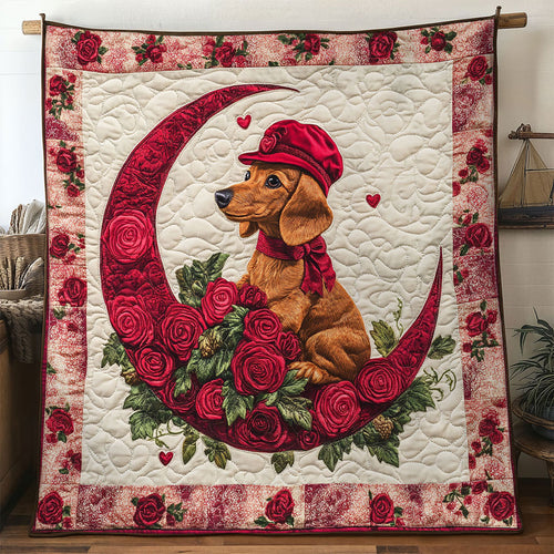 Crimson Dachshund WN1701014CL Quilt