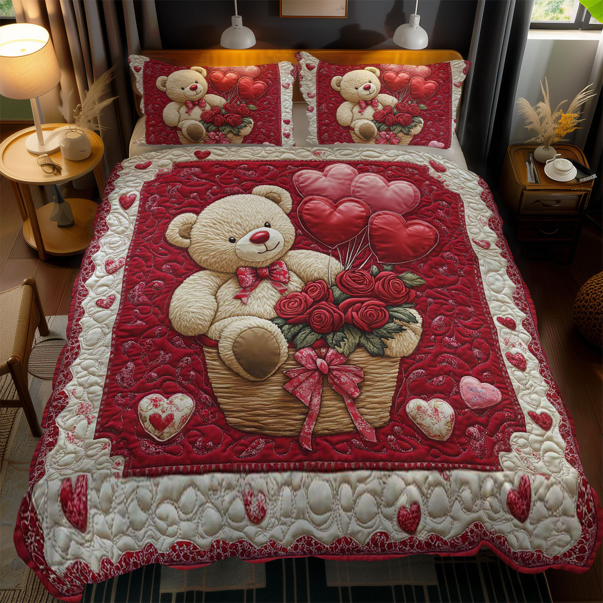 Sweetheart Bear WN0801103CL Duvet Cover Set