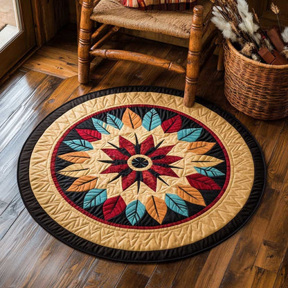 Native American Path WN1903082CL Quilted Round Mat