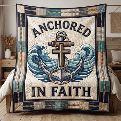 Faith Anchor Waves WN2204005CL Quilt