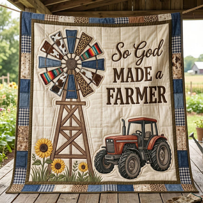 Rustic Farmer Blessing WN2304015CL Quilt