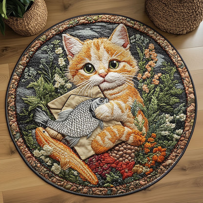 Catchef’s Letter WN3006035CL Quilted Round Mat