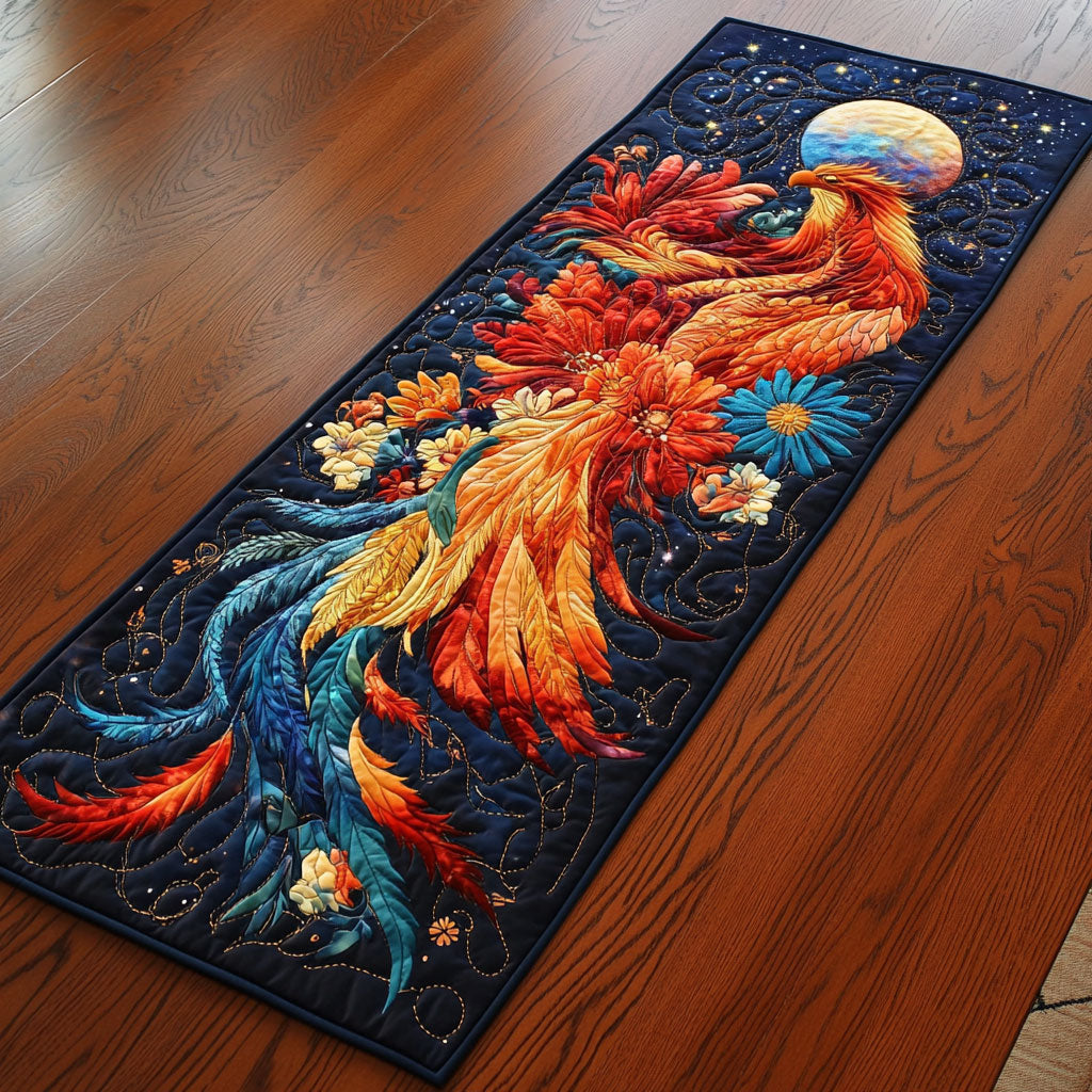 Mystic Phoenix CW2804019CL Quilted Table Runner