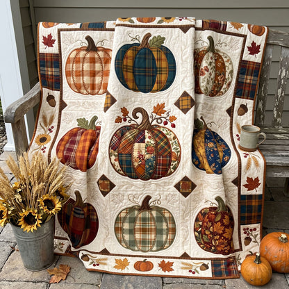 Patchwork Pumpkin Harvest WN1806009CL Quilt