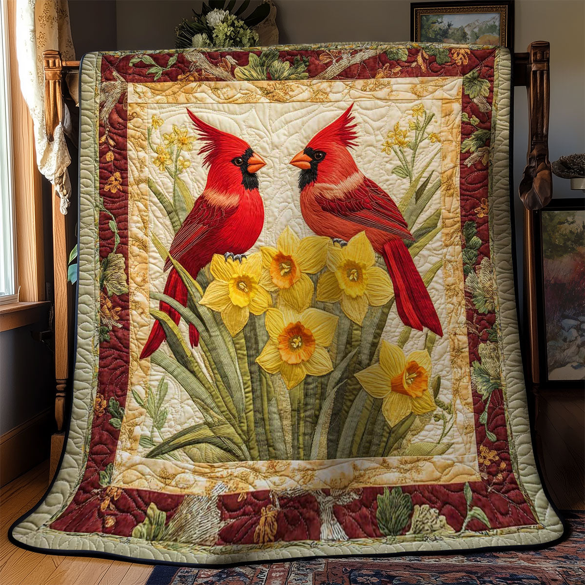 Cardinal Whispers WN2002012CL Quilt