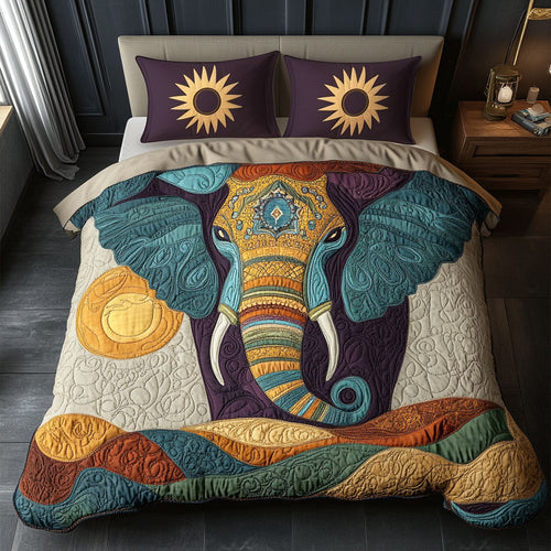 Earth Song Elephant WN0801027CL Duvet Cover Set