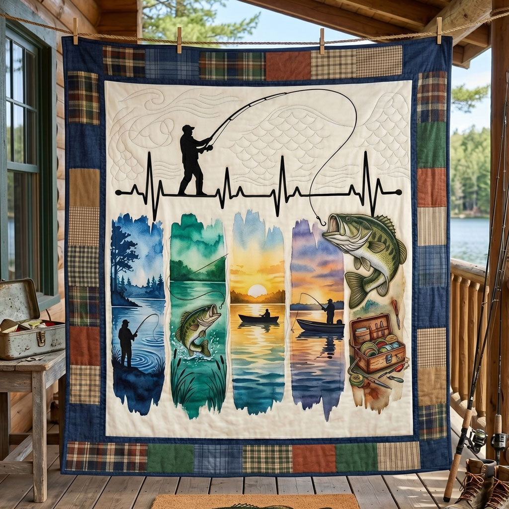 Fishing Life Pulse WN1506008CL Quilt