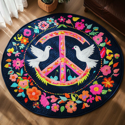 Eternal Peace WN0409033CL Quilted Round Mat