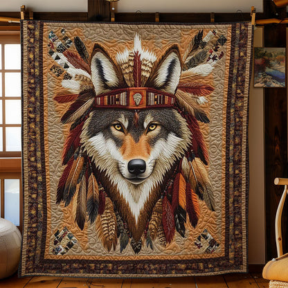 Tribal Wolf WN2401008CL Quilt