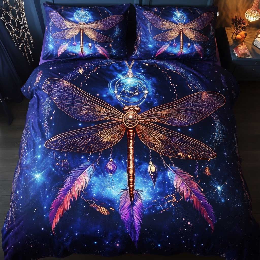 Moonlit Dragonfly WN2702045CL Duvet Cover Set