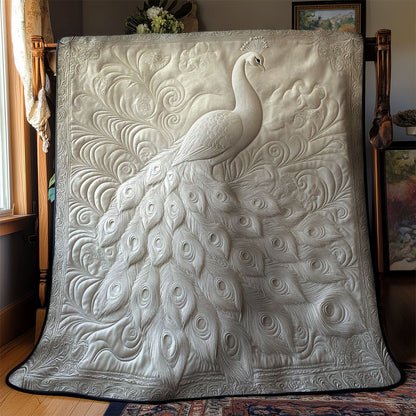 Majestic White Peacock WN1002001CL Quilt