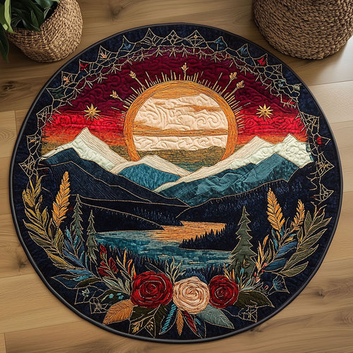 Meadow Flame WN2508084CL Quilted Round Mat