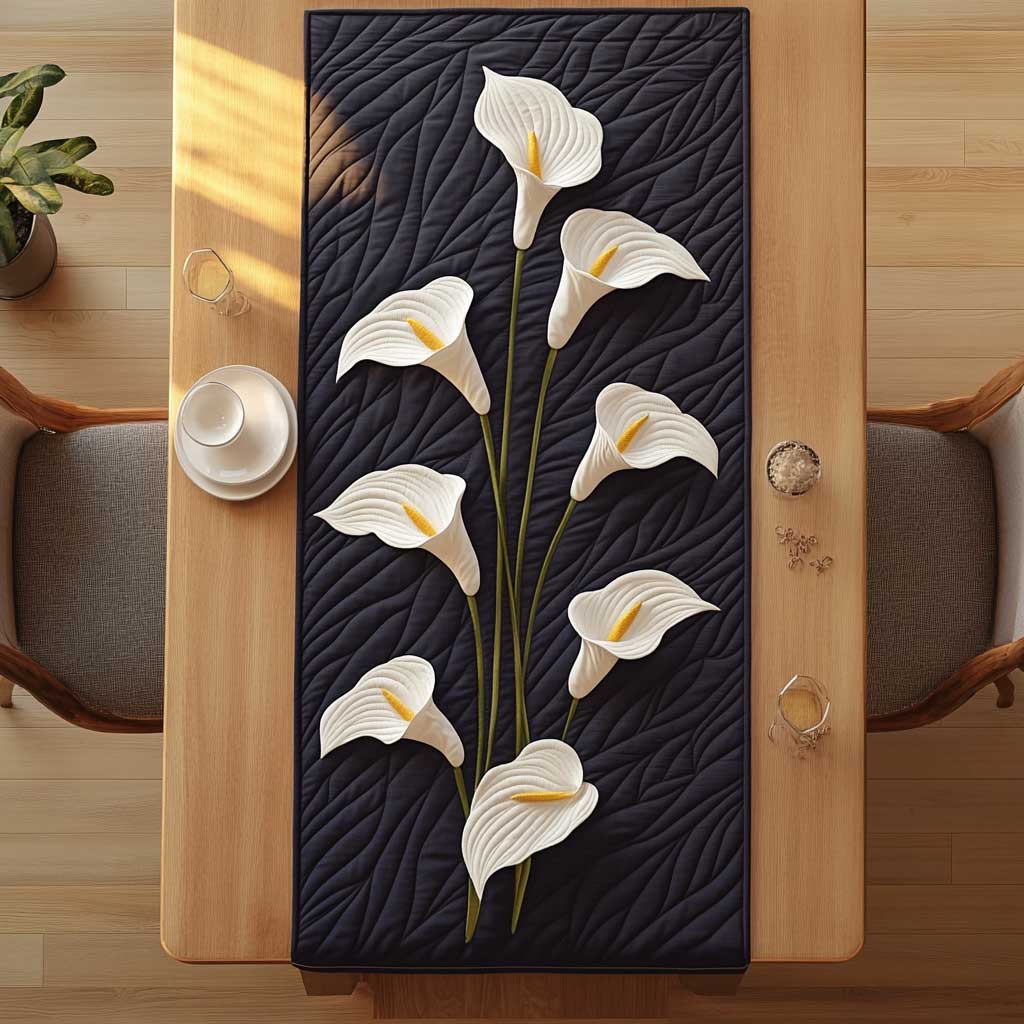 Calla Lilies Dreamscape WN2503023CL Quilted Table Runner