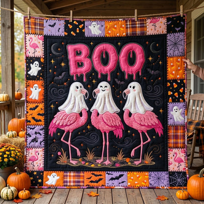 Boo Crew Flamingos WN2006006CL Quilt