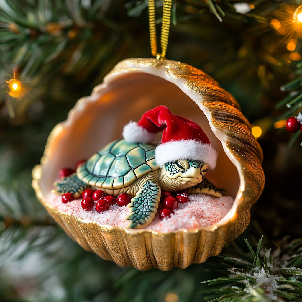 Holiday Turtle Dream CW2010045CL Christmas Ornament