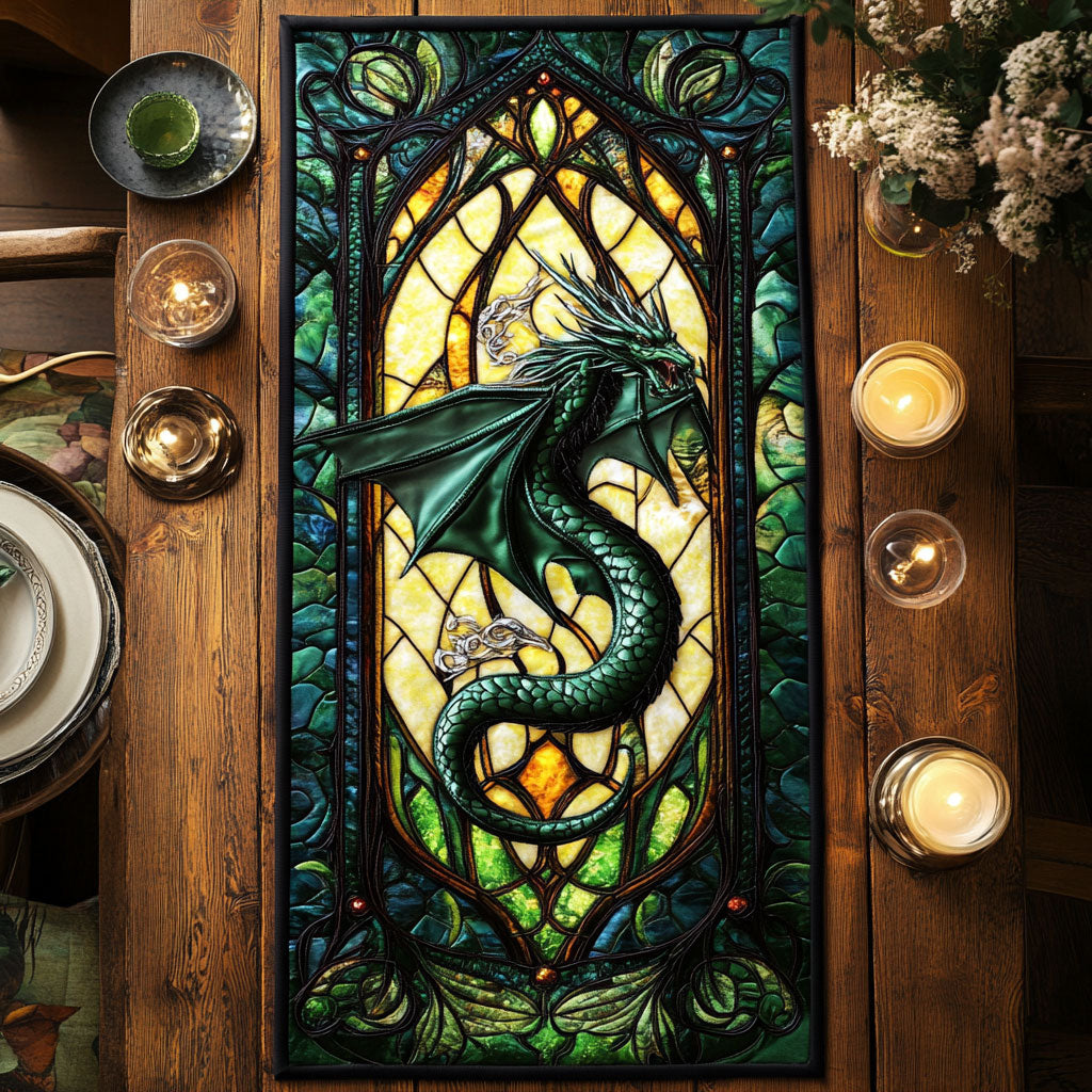 Arcane Dragon CW1301161CL Quilted Table Runner