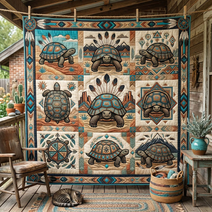 Sacred Tortoise Spirits WN0906010CL Quilt